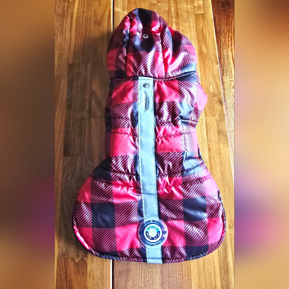 Silver Paw Reflective Pet Dog Jacket Size S